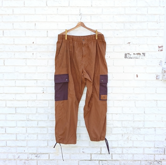 Jordan Essential Cargo Pants Brown Size 1X - Picture 4 of 12